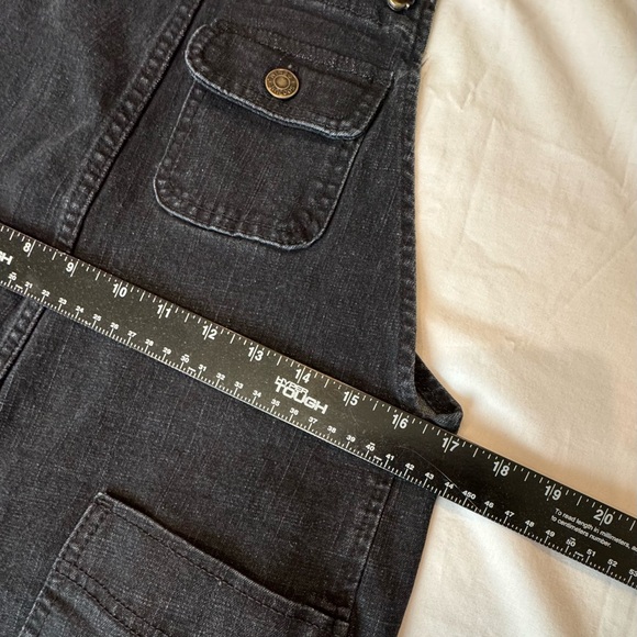 Never Worn Women’s Size SMALL Black Denim Overalls - Picture 8 of 10